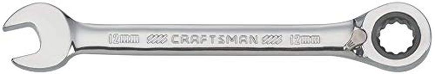 CRAFTSMAN Ratcheting Wrench, Metric, Reversible, 12mm, 72-Tooth, 12-Point (CMMT42423)