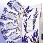 Lavender Scented Sachets, Air Fresheners, Lavender bags for Wardrobes moths Drawers Closets Office Bedroom Bathrooms Living Room Cars Sports Bag, 4 Packs