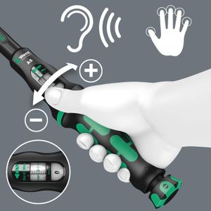 Wera Click-Torque C5 1/2" Reversible Ratchet Wrench, 80-400 Nm