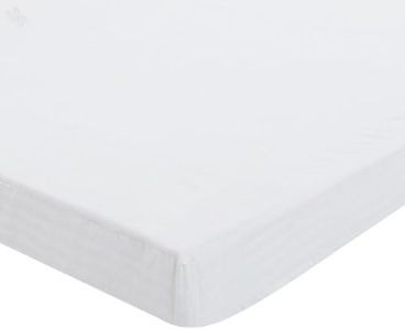 Trance Home Linen Premium 220 GSM+ 78"x60" Cotton Terry Double Bed Waterproof Mattress Protector | Elasticated Fitted Non-Toxic Bed Protector | Queen Size Mattresses Cover (78x60 inch, White)