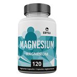 EBYSU Magnesium Bisglycinate Malate - 120 Vegan Caps - Chelated Magnesium Capsules - Source of Electrolytes & Helps to Maintain Proper Muscle Function