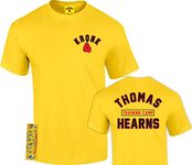 Kronk - Thomas Hearns Training Camp T-Shirt Boxing Legend Apparel, Yellow, Vintage Boxing Memorabilia Shirt, Xlarge