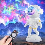 Astronaut Galaxy Projector, Night Light Star Projector with Remote Control, 360° Adjustable Spaceman Light Projector, LED Space Night Light Projector for Bedroom, Party, Night Light for Kids Adults