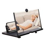 Kristha Enterprise 3D HD Screen Magnifier & Phone Holder โ Screen Expander and Amplifier for All Smartphones with Eye Protection