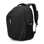 Swiss Gear Under Seat Size Backpack for Laptop - Holds Up to 15.6-Inch Laptop, Black