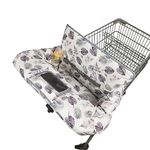 RHYDEER Shopping cart Cover for Baby, 2 in 1 high Chair Cover, roll in and go, Universal fit