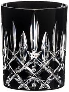 Riedel Premium Crystal Whisky Tumbler, Black – Luxury Whisky Glass for Spirits & Cocktails – Elegant Drinkware with Timeless Cut-Crystal Design – 295 ml Capacity