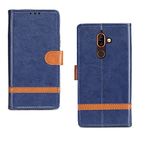 Chaapio Flip for Nokia 7 Plus (Leather_Blue)