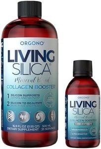 Orgono Living Silica Kit | Mineral-Based Collagen Booster Liquid & Concentrate Drops (Travel Size) | Vegan | Supports Joint & Bone Health, Collagen & Elastin Production, Glowing Skin.