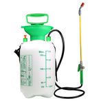 VOXON 5L Pump Action Pressure Sprayer With Pressure Release Valve, Garden Knapsack Sprayer