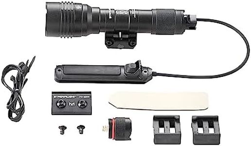 Streamlight 88066 ProTac Rail Mount HL-X 1000-Lumen Multi-Fuel Weapon Light with Remote Switch, Tail Switch, Clips, and CR123A Batteries, Box, Black