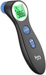 Forehead Thermometer for Adults and Kids, No-Touch Digital Infrared Thermometer, FSA HSA Eligible, Instant Read, Fever Alarm, Easy to Read for School, Office
