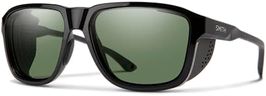 SMITH Embark Sunglasses – Performance Sports Sunglasses with Removable Side Shields for Skiing, Snowboarding, Fishing & More – For Men & Women – Black + Grey Green ChromaPop Polarized Mirror Lens