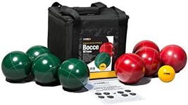 St Pierre Sports Professional Bocce Set, Green/Maroon, 107mm