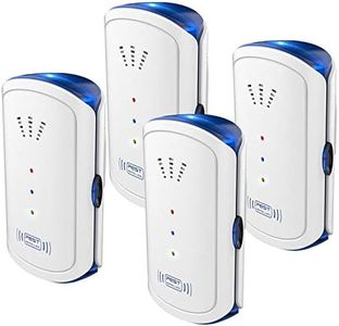 T-MENG Ultrasonic Pest Repellent,Electronic Pest Repeller Control Plug In for Insect Mice, Mouse, Bugs, Flea, Fly, Spiders, Mosquitoes, Roaches, Ants, 2025 NEW,4 Pack