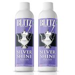 Blitz 20633 Silver Shine Liquid Polish, 2 Pack