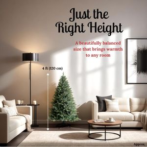 EVRE Brunswick 8ft Artificial Christmas Tree – Lifelike Holiday Decor