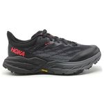 Hoka One One Womens Speedgoat 5 GTX Textile Synthetic Black Black Trainers 6 UK