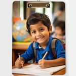 TERA MERA Gift:- Custom MDF Exampad/Clipboards for Students: Add Your Name, Picture, or Theme for a Unique Touch, Size 10x13 Inch - Ideal for Students & Office use. Gift