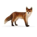 SCHLEICH Wild Life, Animal Figurine, Animal Toys for Boys and Girls 3-8 Years Old, Fox Brown, Ages 3+