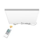 byecold Ceiling Infrared Heater with Remote Control, Built-in Thermostat Far Infrared Panel Energy Efficient, Overheat Protection, Waterproof Silent Heater Panel for Room - 400W
