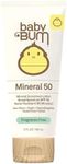 Baby Bum SPF 50 Sunscreen Lotion | Mineral UVA/UVB Face and Body Protection for Sensitive Skin | Fragrance Free | Travel Size | 3 FL OZ