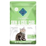 Blue Buffalo True Solutions Natural Adult Dry Cat Food, Skin and Coat Care, 15-lb