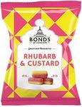 Original Bonds London Rhubarb & Custard Bag Sugar Coated Rhubarb & Vanilla Flavored Boiled Sweets Imported From The UK The Best Of British Candy