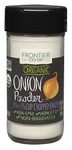 FRONTIER HERB SSNNG ONION POWDER ORG BTTL, 2.1 OZ