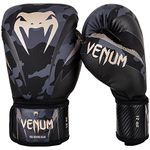 Venum, Impact Boxing Gloves, Unisex Adult, 12 Oz, Dark Camo/Sand