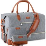 Weekender Bag for Women Travel Duffel Bag Carry On Overnight Bag with Shoe Compartment Large Duffle Tote Bag for Travel