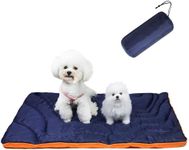 GeerDuo Outdoor Dog Mat, Portable, Waterproof, Washable, Large Size Roll Up Travel Camping Pet Bed (Large)