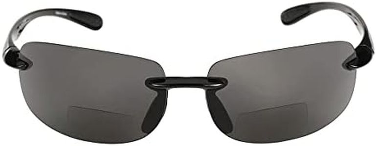 "Lovin Maui" Polarized Bifocal Sunglasses for Men and Women - Black - 2.50