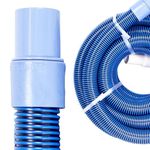 SWIMLINE HYDROTOOLS Pool Spiral Wound Vacuum Hose with Kink-Free Swivel Cuff 1.25'' X 36' for Inground Pools - Compatible with Vacuum Heads, Skimmers, Filter Pump Inlets, and Other Pool Accessories
