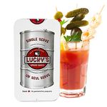 Lucky’s Speed Sauce Single Serve Caesar & Bloody Mary Mix - Premade Mixer for Tomato Juice Drinks, Cocktails, Beer, Vodka, Tequila - 20 Packets of Premium Liquid Seasoning, Great Gift - 15ml Each