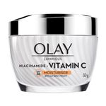 Olay Vitamin C Face Cream with SPF30 l Brightens Skin and Reveals Glow | Smooth Texture with Niacinamide l Paraben and Sulphate Free | Normal, Oily, Dry and Combination Skin l 50g