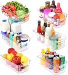 KICHLY Pack of 6 fridge organizers 