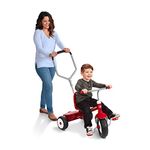 Radio Flyer Deluxe Steer and Stroll Trike, Red