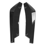 1 Pair of Rear Bumper Lip Diffuser Spoiler, Universal Rear Bumper Canards, Rear Bumper Lip Diffuser Splitter (Carbon Fiber Style)