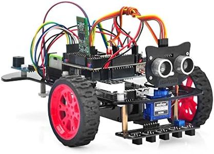 OSOYOO Model 3 Robot Car DIY Starter Kit for Arduino | Remote Control App Educational Motorized Robotics for Building Programming Learning How to Code | IOT Mechanical Coding for Teens Adults