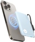 INIU Magnetic Portable Charger, Ultra Slim Qi2 10000mAh 30W Power Bank for Mag-Safe, Fast Charging Mini Wireless Battery Pack, External Phone Charger, Only for iPhone 16/15/14/13/12 Series, Blue