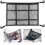 ViMOQi Cargo Net for Van,Trade Tidy Van Storage Solutions,Double Layer Mesh Car Boot Organiser,Large Capacity Car Roof Storage Nets for Campervans,Foldable Lorry Camping Accessories interior Gadgets