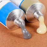 GLUN® Magic Metal Mending Cold Weld Epoxy, AB Strong Adhesive Glue for Metal, Aluminum, Plastic, Waterproof, Heat-Resistant Repair Paste for Auto, Engine, Pipes, DIY Welding, Cracks & Gaps