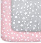 Mini Crib Sheets, 2 Pack Pack and P