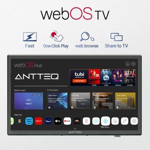 Antteq 32" Smart TV – HD LED Display, Streaming Apps