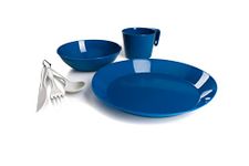 GSI Outdoors Cascadian 1 Person Tableset (Blue)