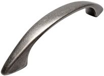 Cosmas 10 Pack 1387WN Weathered Nickel Cabinet Hardware Handle Pull - 3" Inch (76mm) Hole Centers