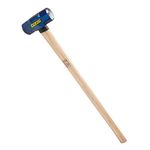 Estwing Sledge Hammer with Lightweight Hickory Wood Handle| Ideal for Heavy Demolition Work, Bending Metals etc.| Tough Drop Forged Head| Handle Length: 900 mm| Head Weight: 7.3 Kg| ESH-1636W