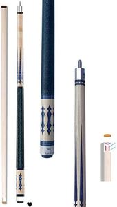 2021 Champion Lost Pieces Series Onora Pool Cue Stick 60 inch Long, Low Deflection Pro Taper, White or Black Hard Case,Model: LPC4, Onora Cue (Only Cue, 11.75mm tip Size, 19oz)