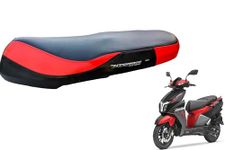 TVS NTORQ 125 Bike SEAT Cover,PU Leather,NTORQ 125 Dual RED Black Colour